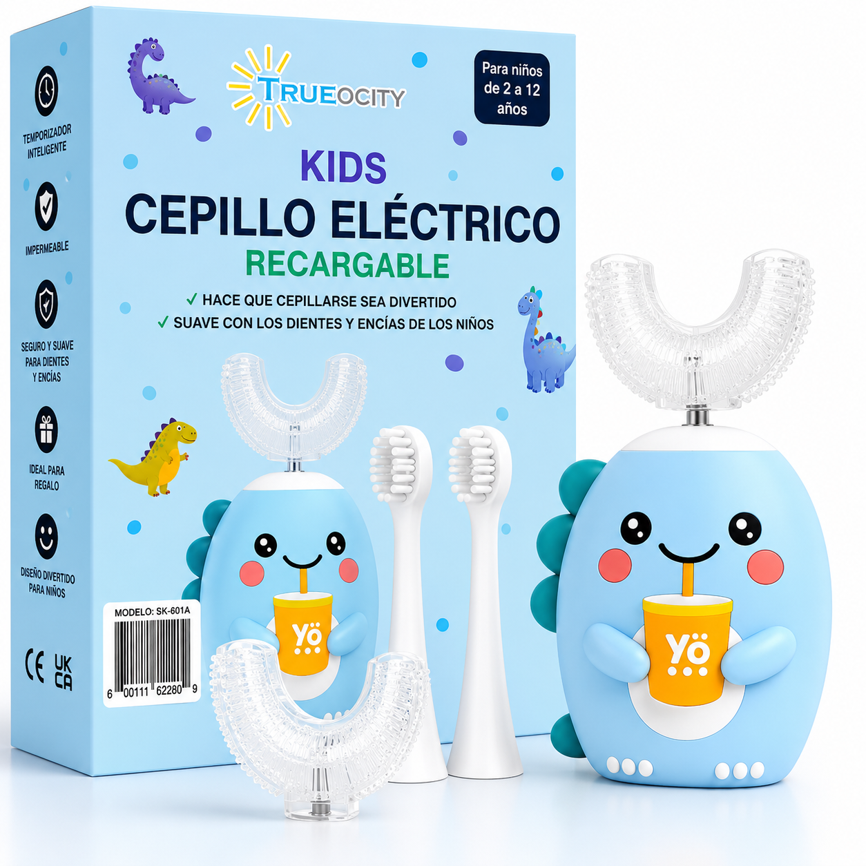 Cepillo Eléctrico Infantil Dino ®